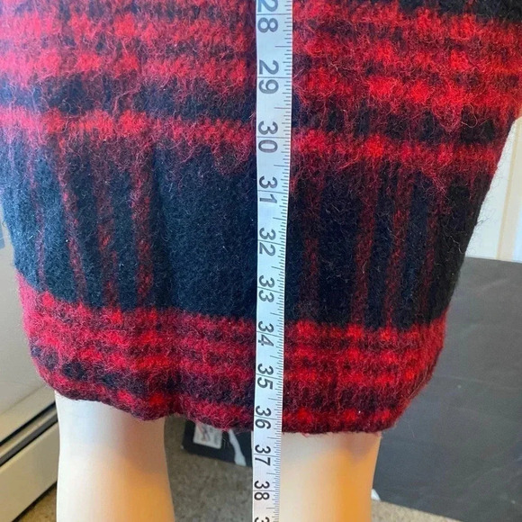 melting stockholm wool blend plaid cozy cardigan jacket women size XS-XL Pockets - Picture 5 of 9